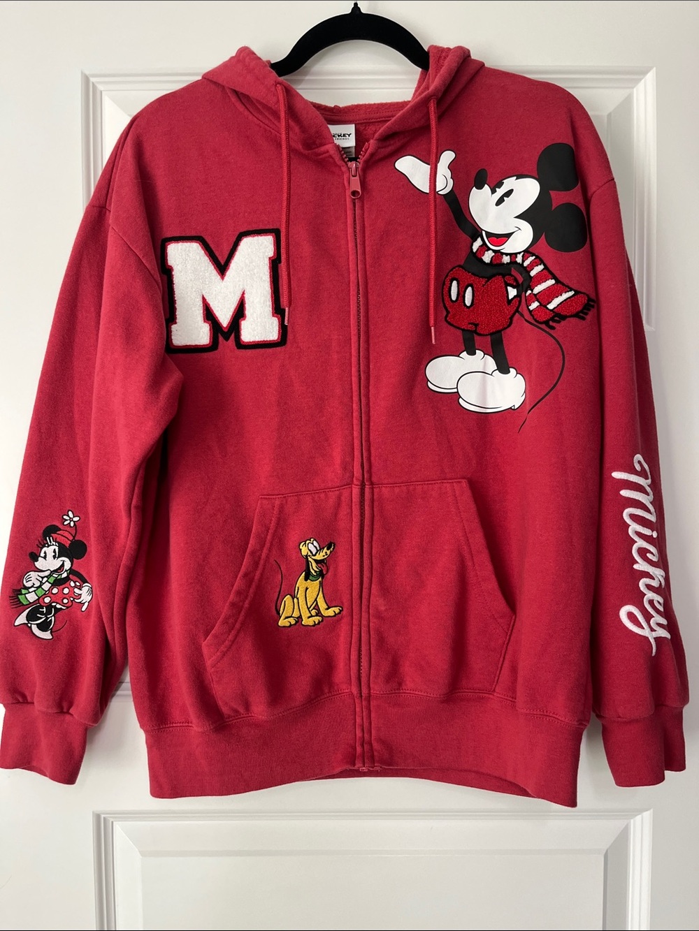 Disney Mickey & Friends Mickey Mouse Zip Hoodie with Character Patches